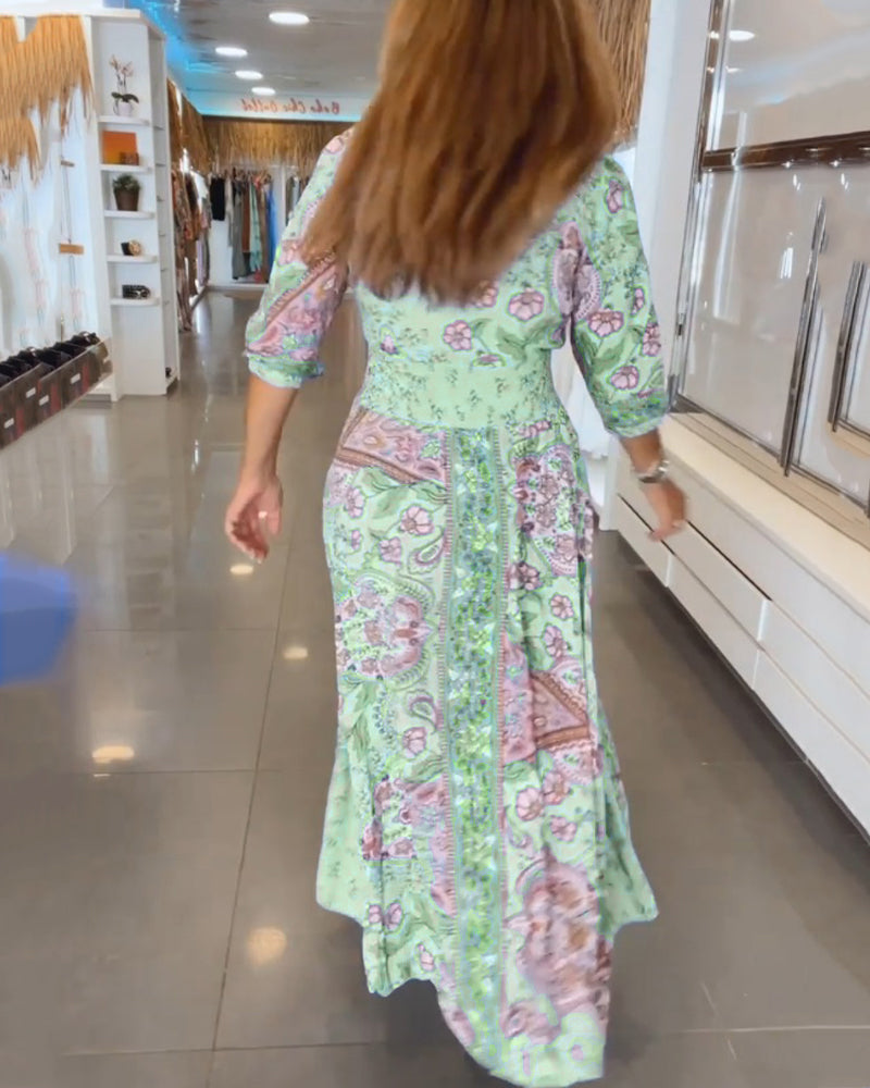 Noreen | Bohemian Flow Maxikleid 