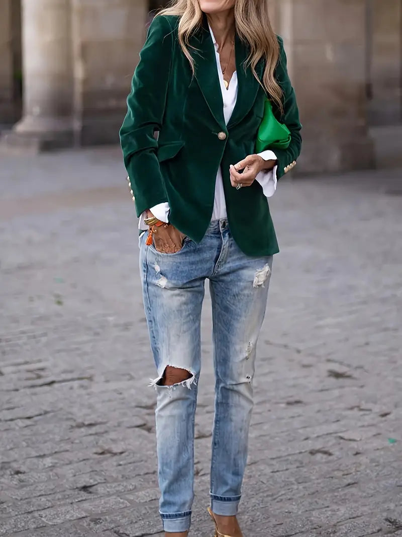 Julie | Elegante Samtjacke 