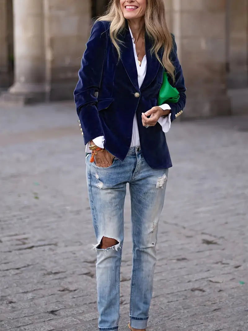 Julie | Elegante Samtjacke 