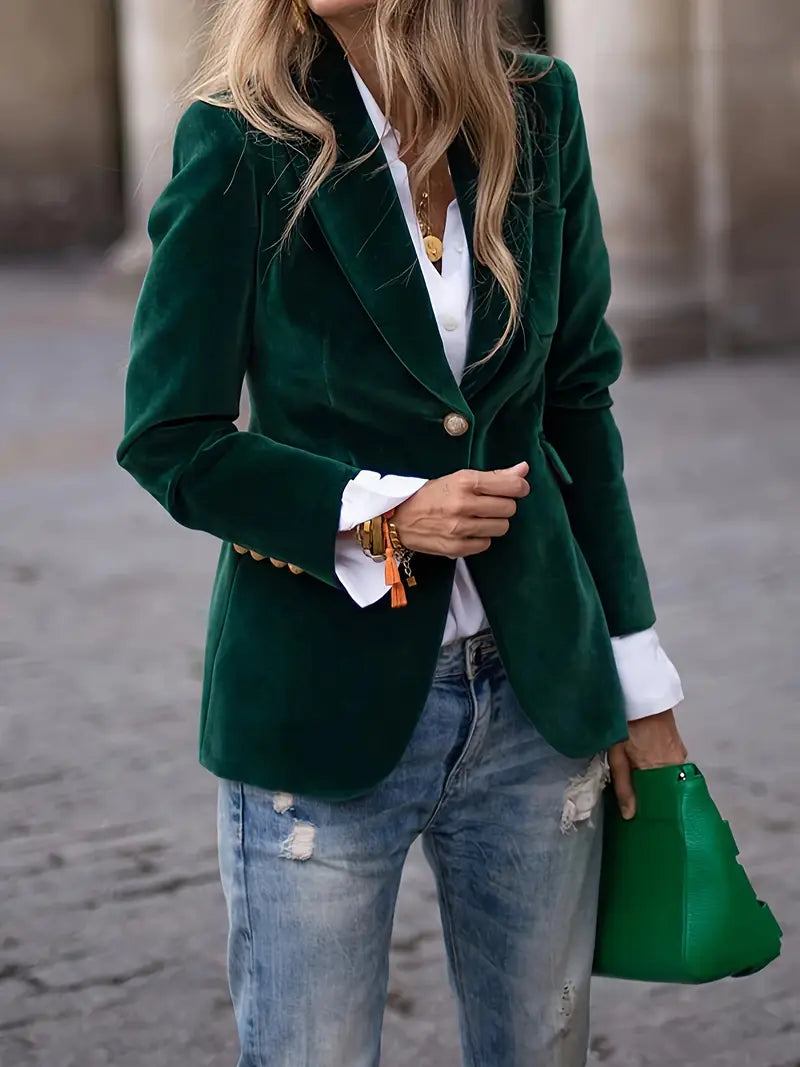 Julie | Elegante Samtjacke 