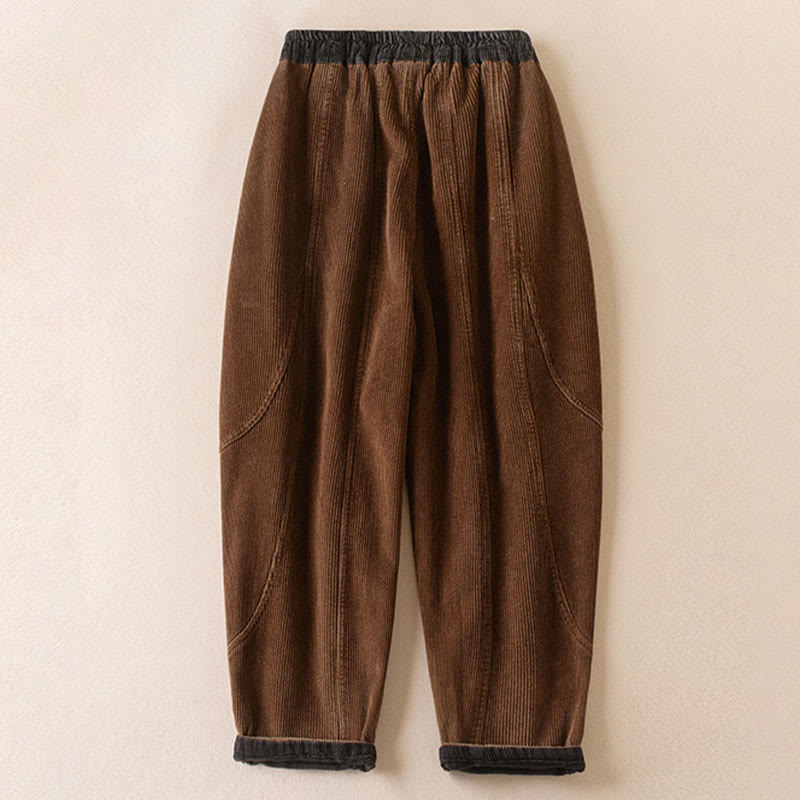Thermofleece aus Cord-Baumwolle für Damen 