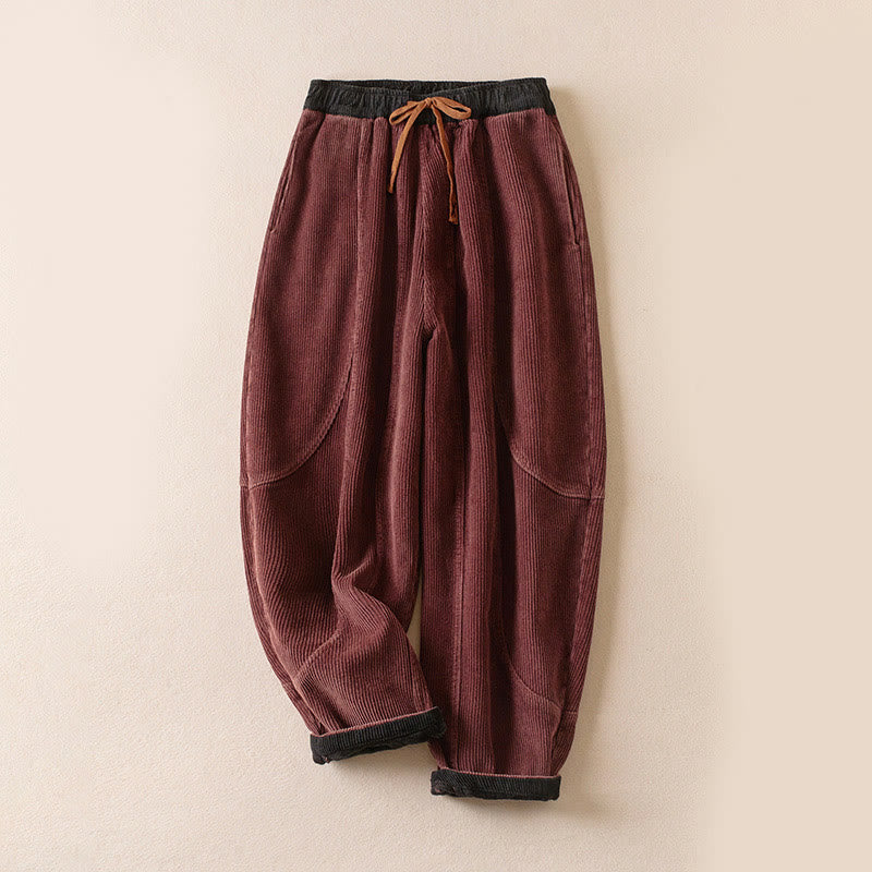 Thermofleece aus Cord-Baumwolle für Damen 