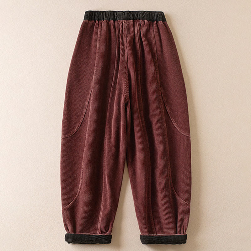 Thermofleece aus Cord-Baumwolle für Damen 