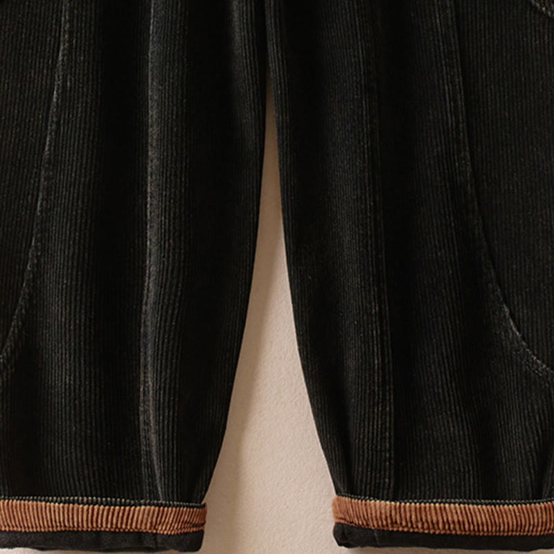 Thermofleece aus Cord-Baumwolle für Damen 