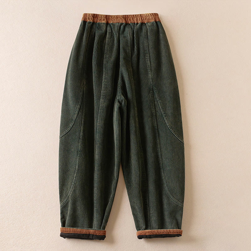 Thermofleece aus Cord-Baumwolle für Damen 