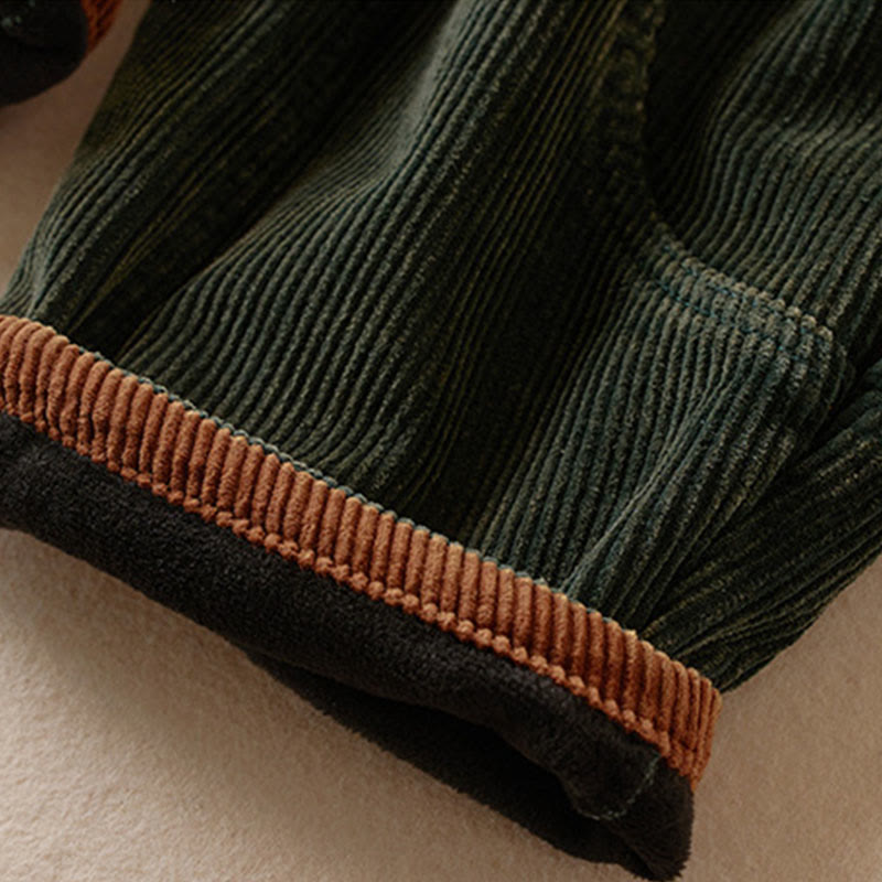 Thermofleece aus Cord-Baumwolle für Damen 