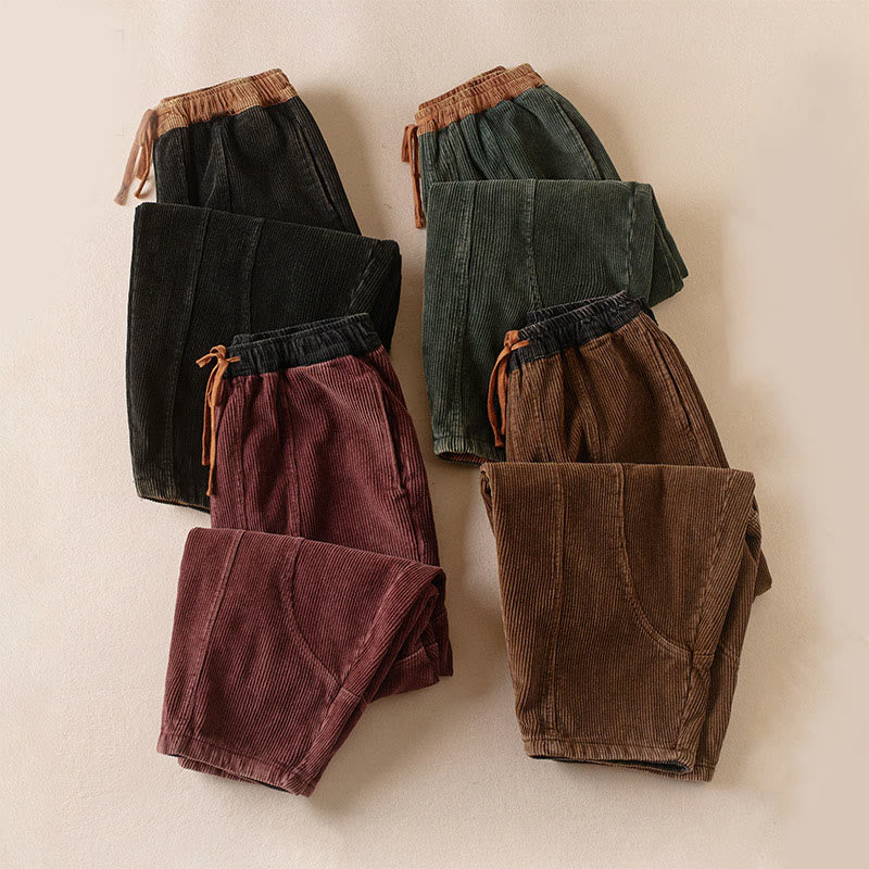 Thermofleece aus Cord-Baumwolle für Damen 