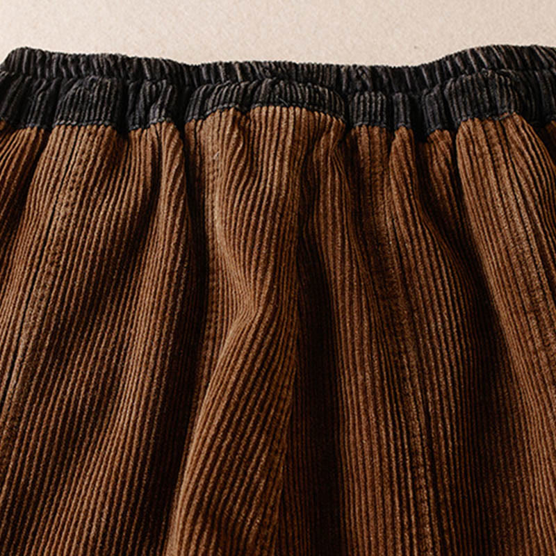 Thermofleece aus Cord-Baumwolle für Damen 