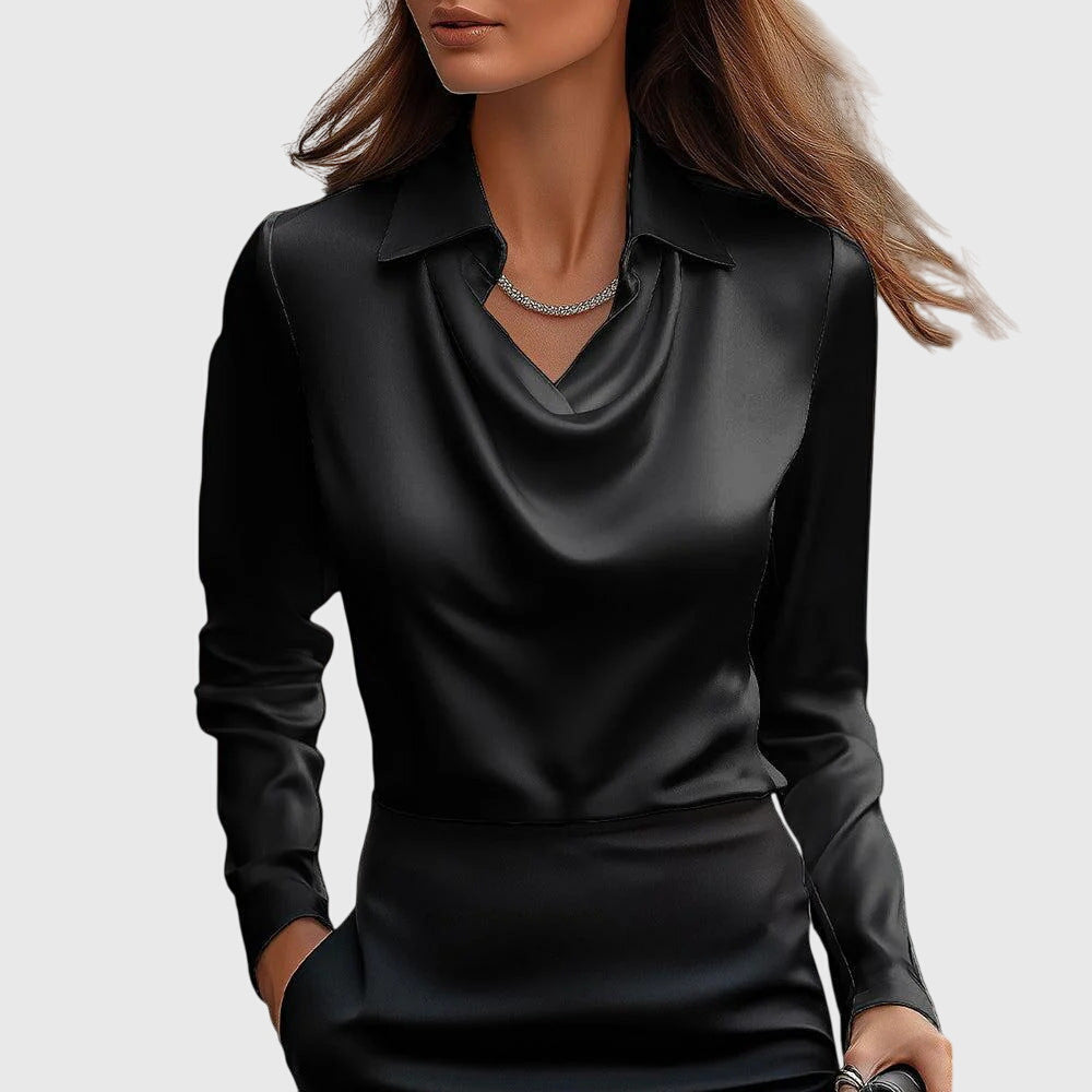 Brooklyn – Elegante Satinbluse 