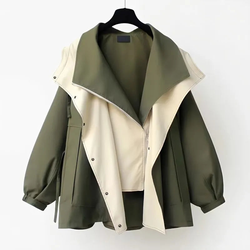 Beate | Stylischer wasserabweisender Trenchcoat 
