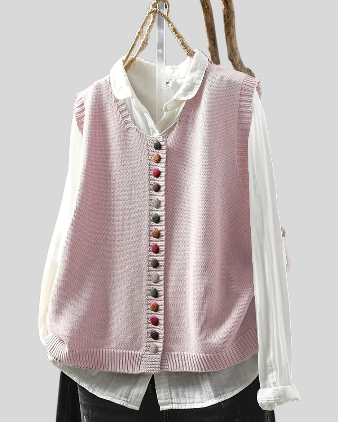 Birgitta | Ärmellose Strickweste