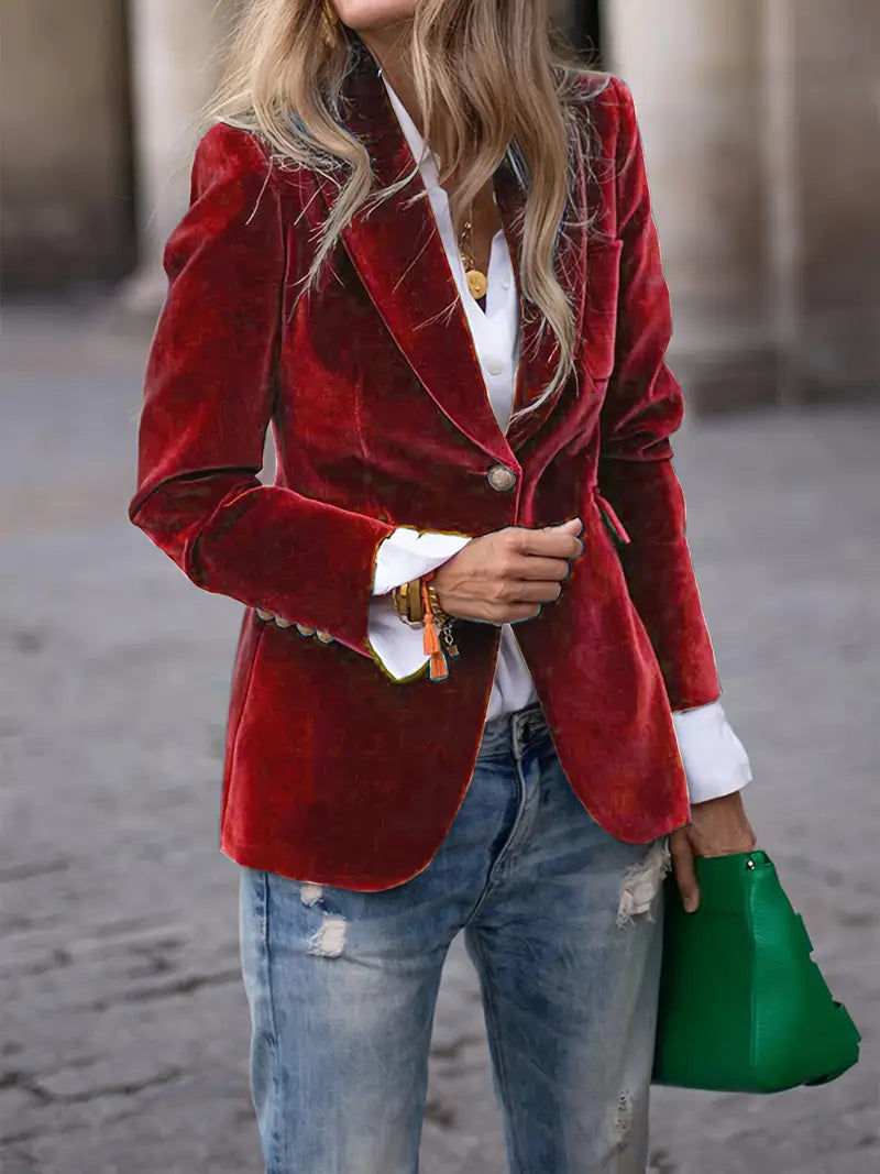 Julie | Elegante Samtjacke 