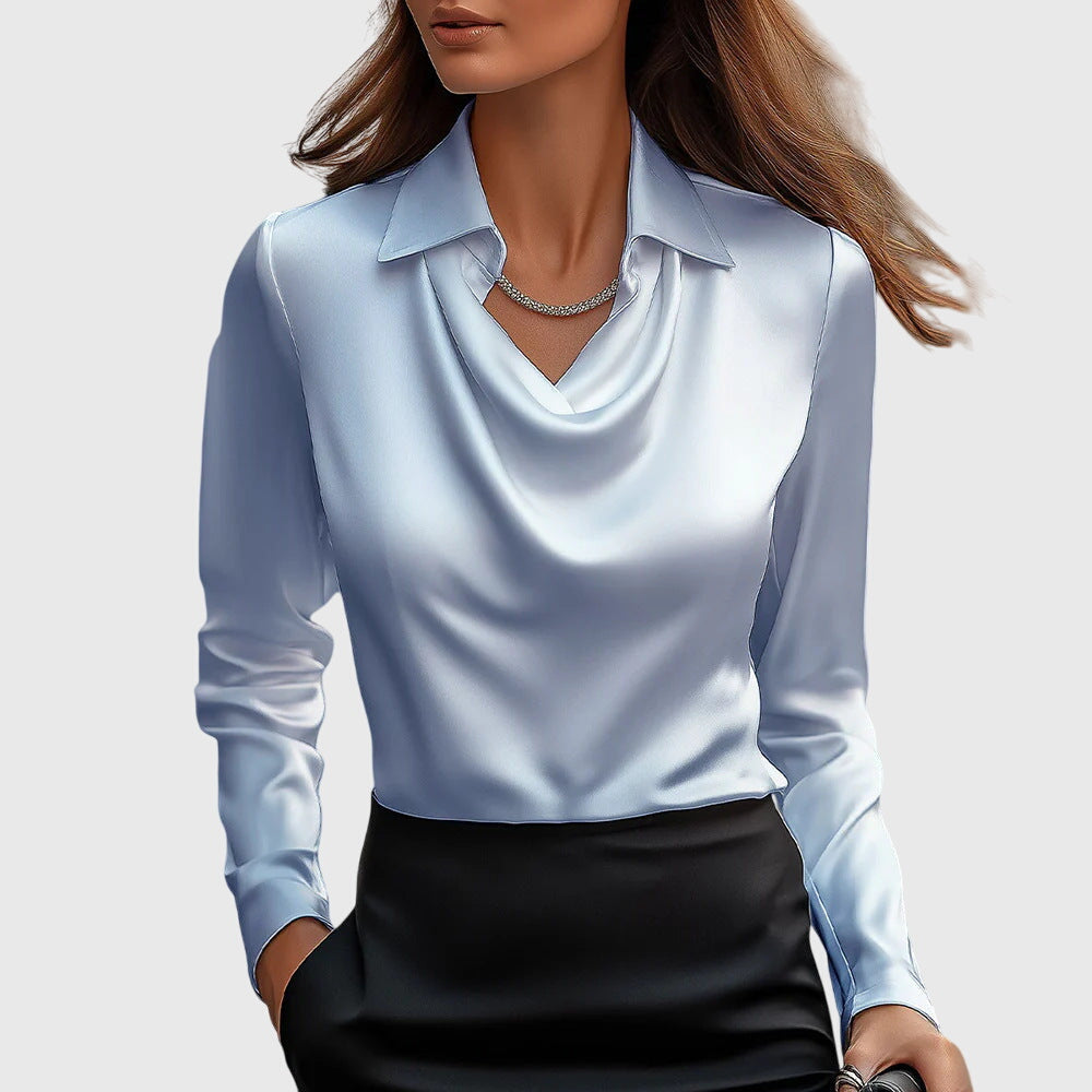 Brooklyn – Elegante Satinbluse 