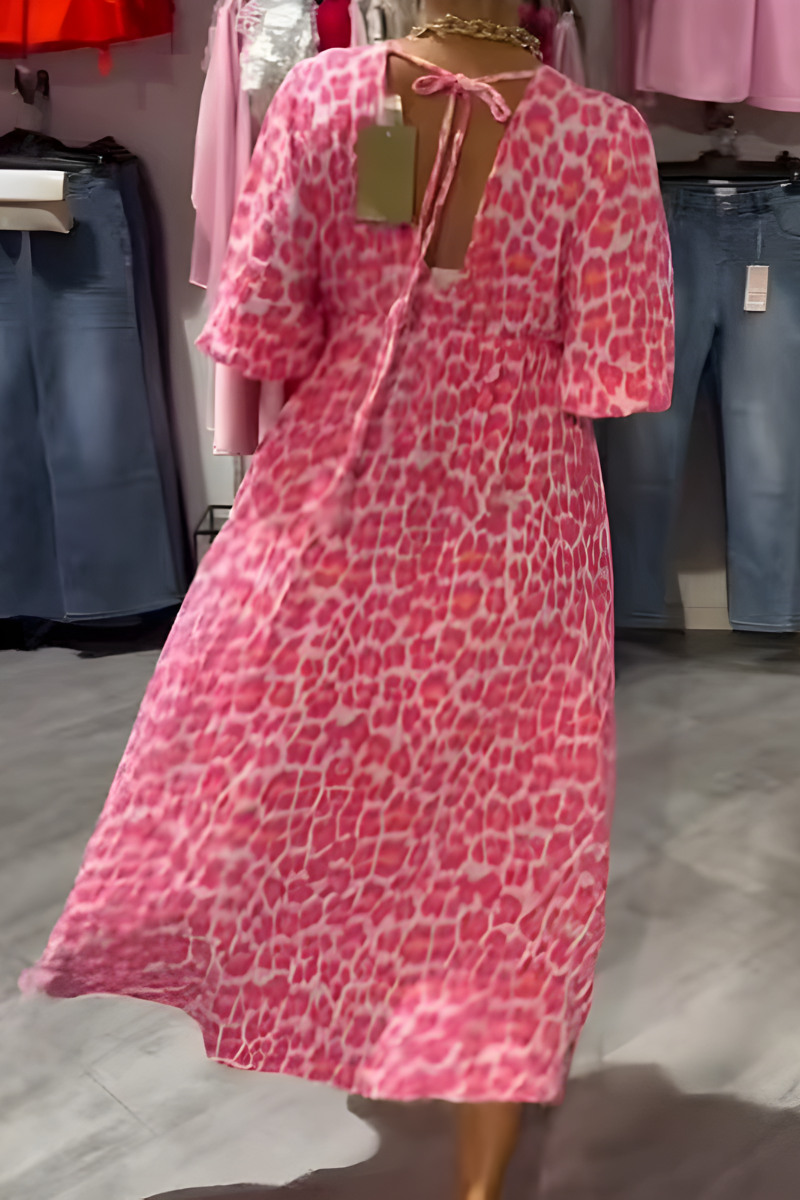 Anna | Luftiges Sommerkleid aus Leinen 