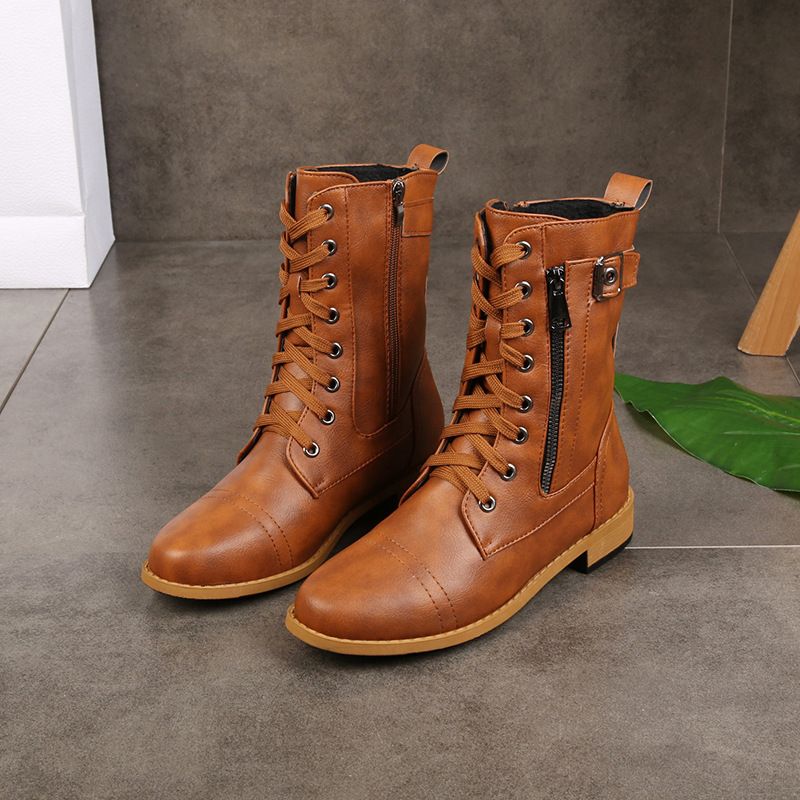 Marie | Damen-Schnürstiefel aus Leder