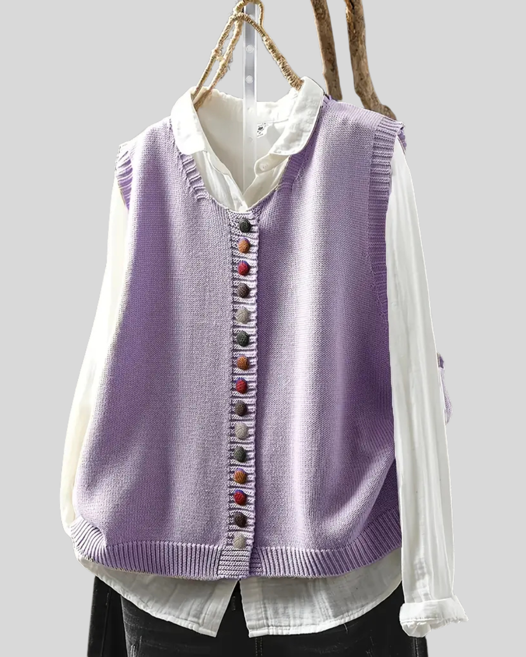 Birgitta | Ärmellose Strickweste