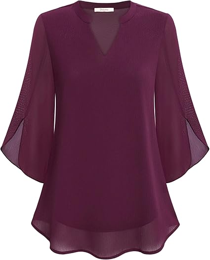 Petra – Chiffon-A-Linien-Bluse
