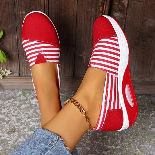 Ella | Bequeme orthopädische Schuhe ohne Schnürsenkel 