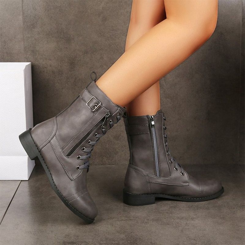 Marie | Damen-Schnürstiefel aus Leder