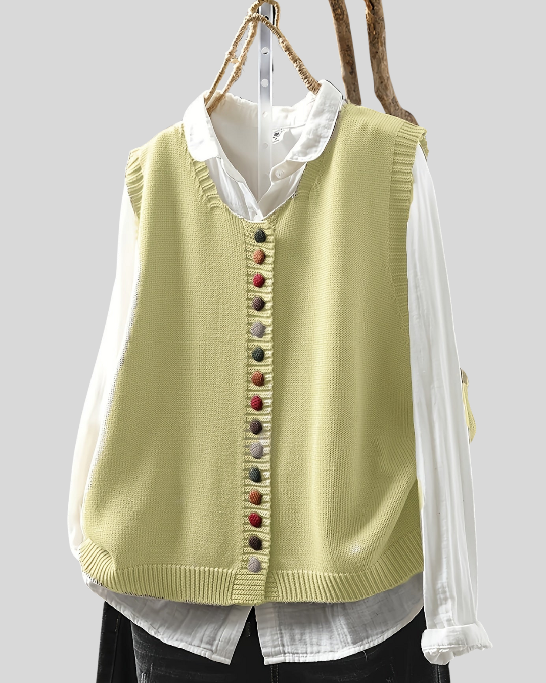 Birgitta | Ärmellose Strickweste