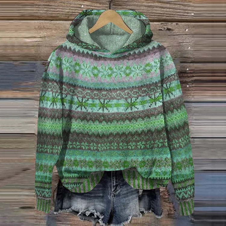Sofia | Kapuzenpullover mit zeitlosem Muster 