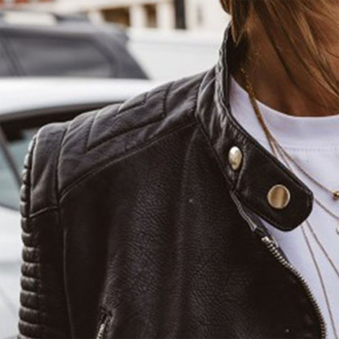 Sarah | Elegante Lederjacke 