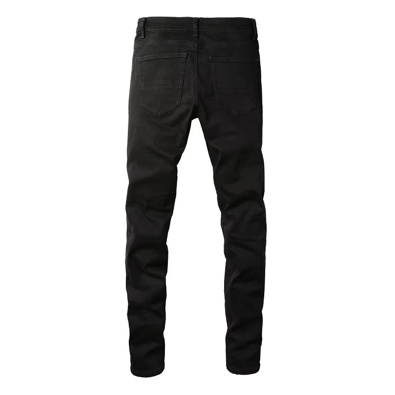 Schwarze Ice-Jeans
