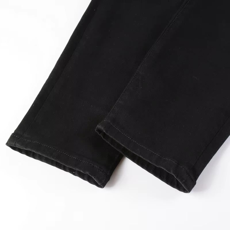 Schwarze Ice-Jeans