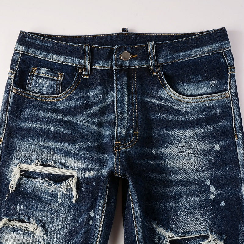 Jeans mit Blitz