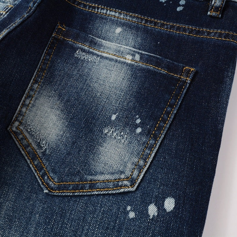 Jeans mit Blitz