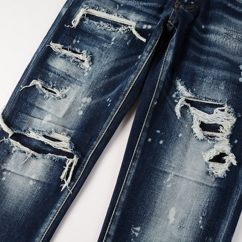 Jeans mit Blitz