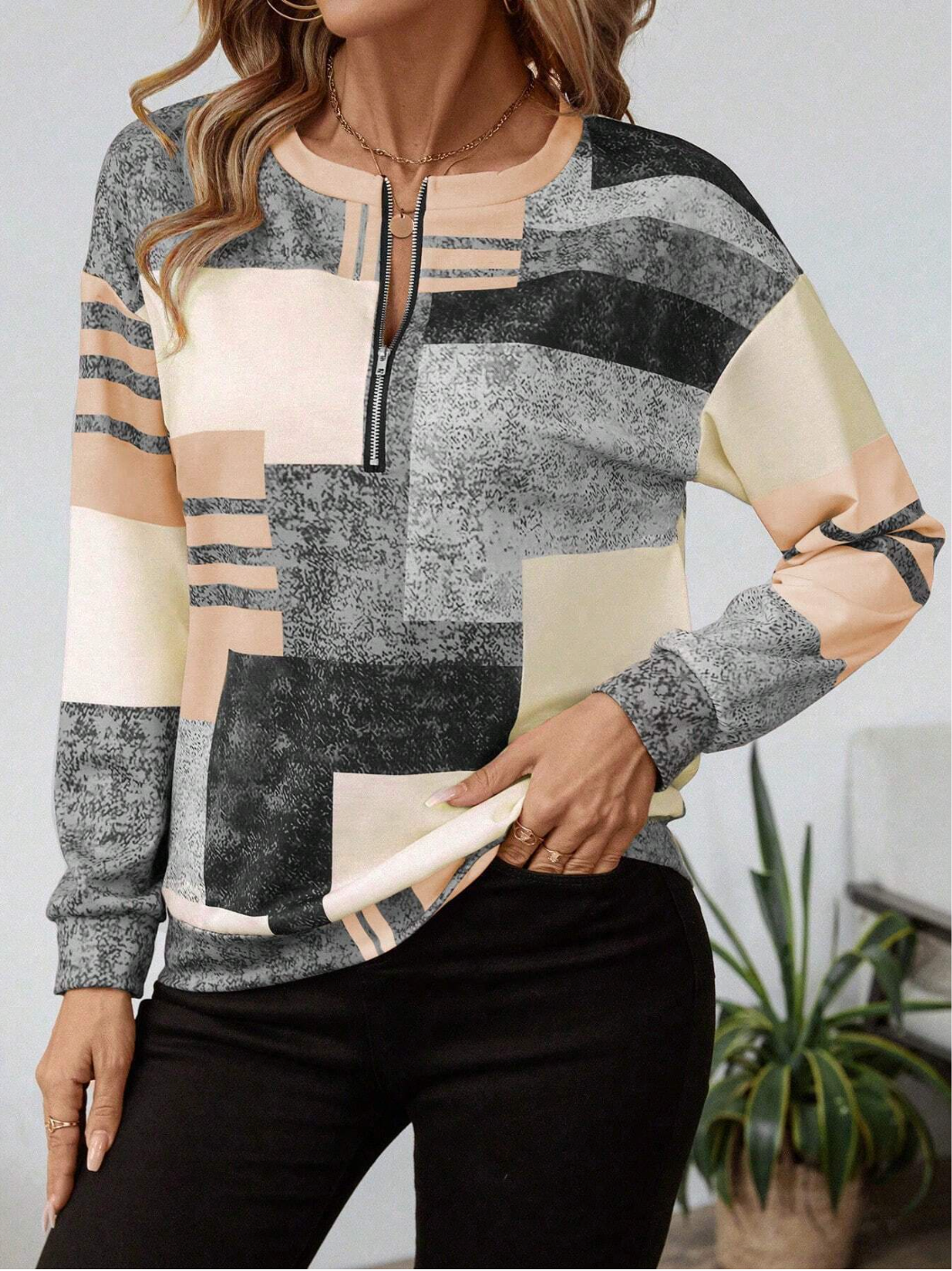Aurora | Schickes Vintage-Sweatshirt 