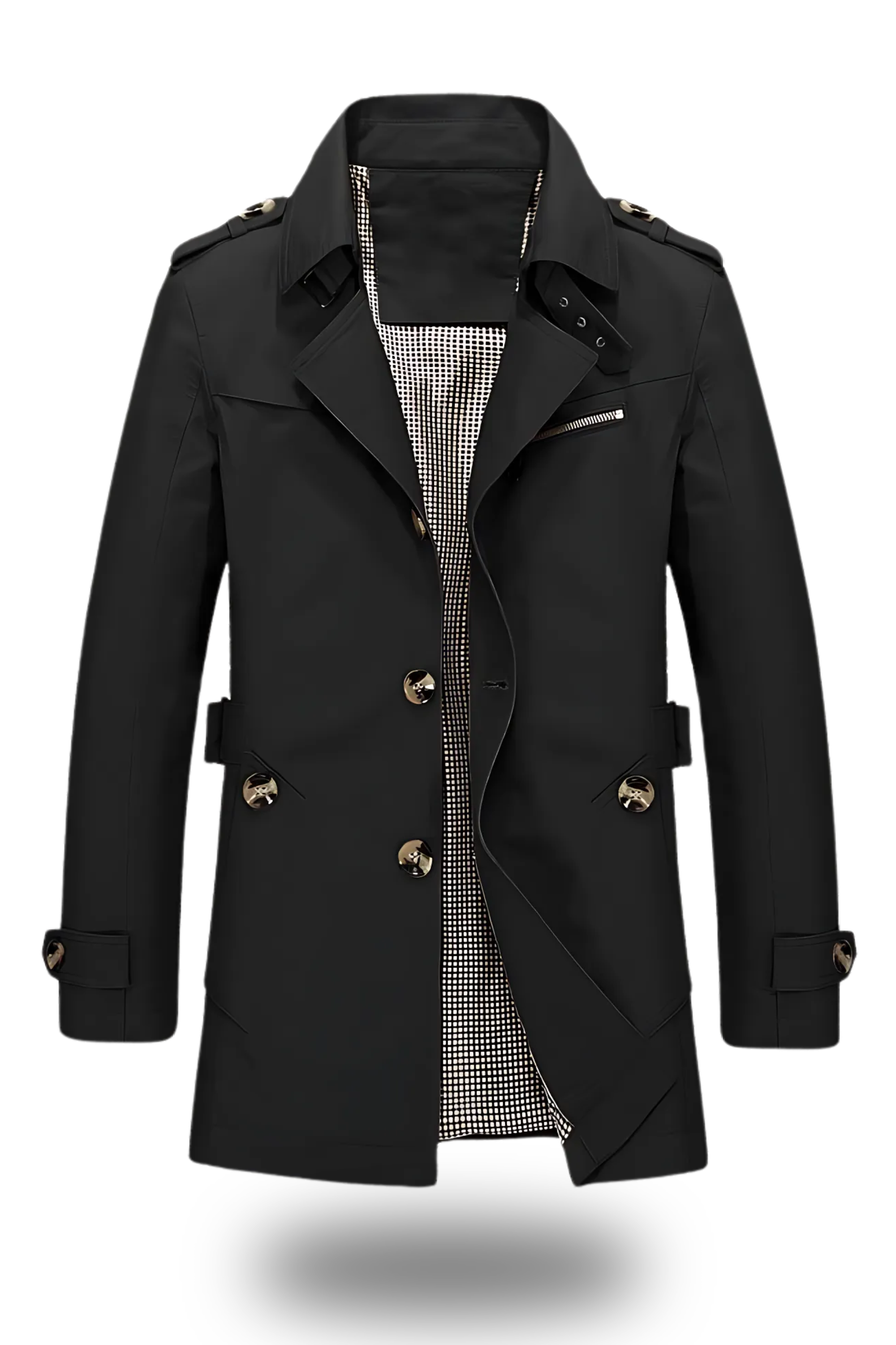 Milan | Klassischer Trenchcoat mit Faltkragen