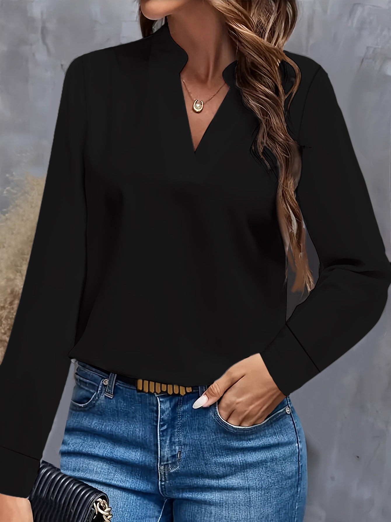 Cataruna | Stylisches Top mit V-Ausschnitt