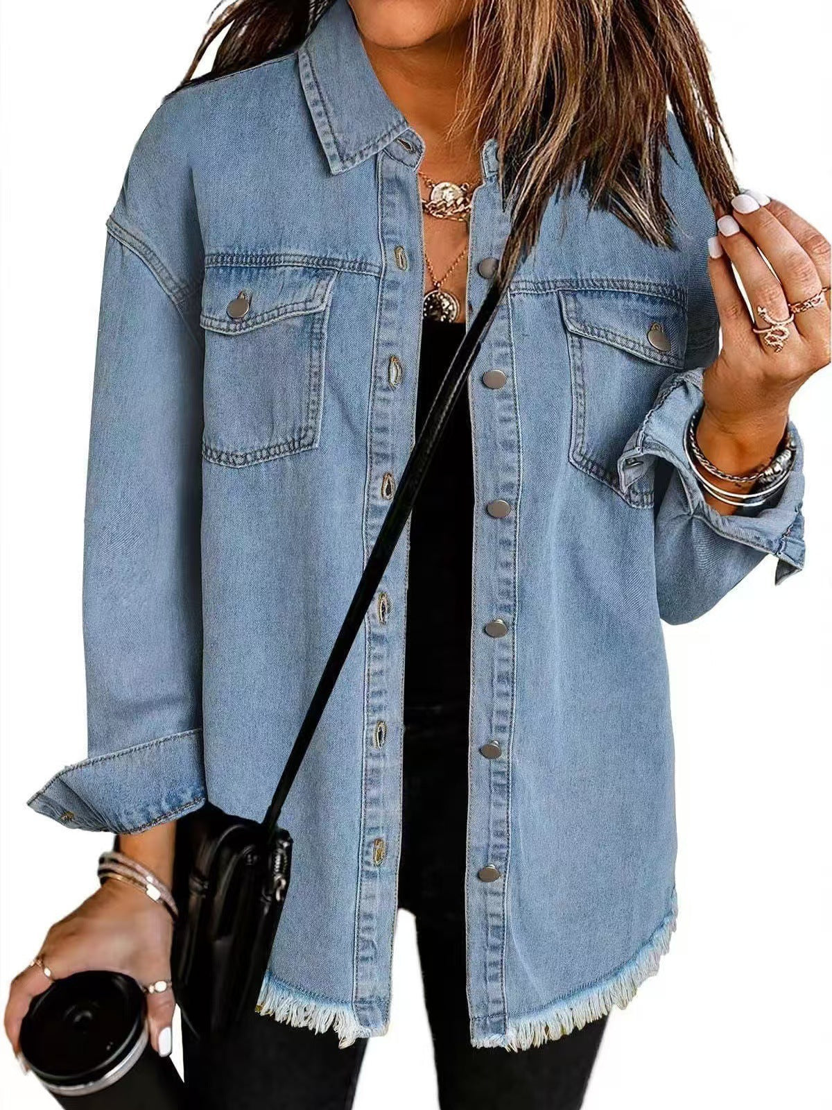 Klassische Jeansjacke für jeden Tag 
