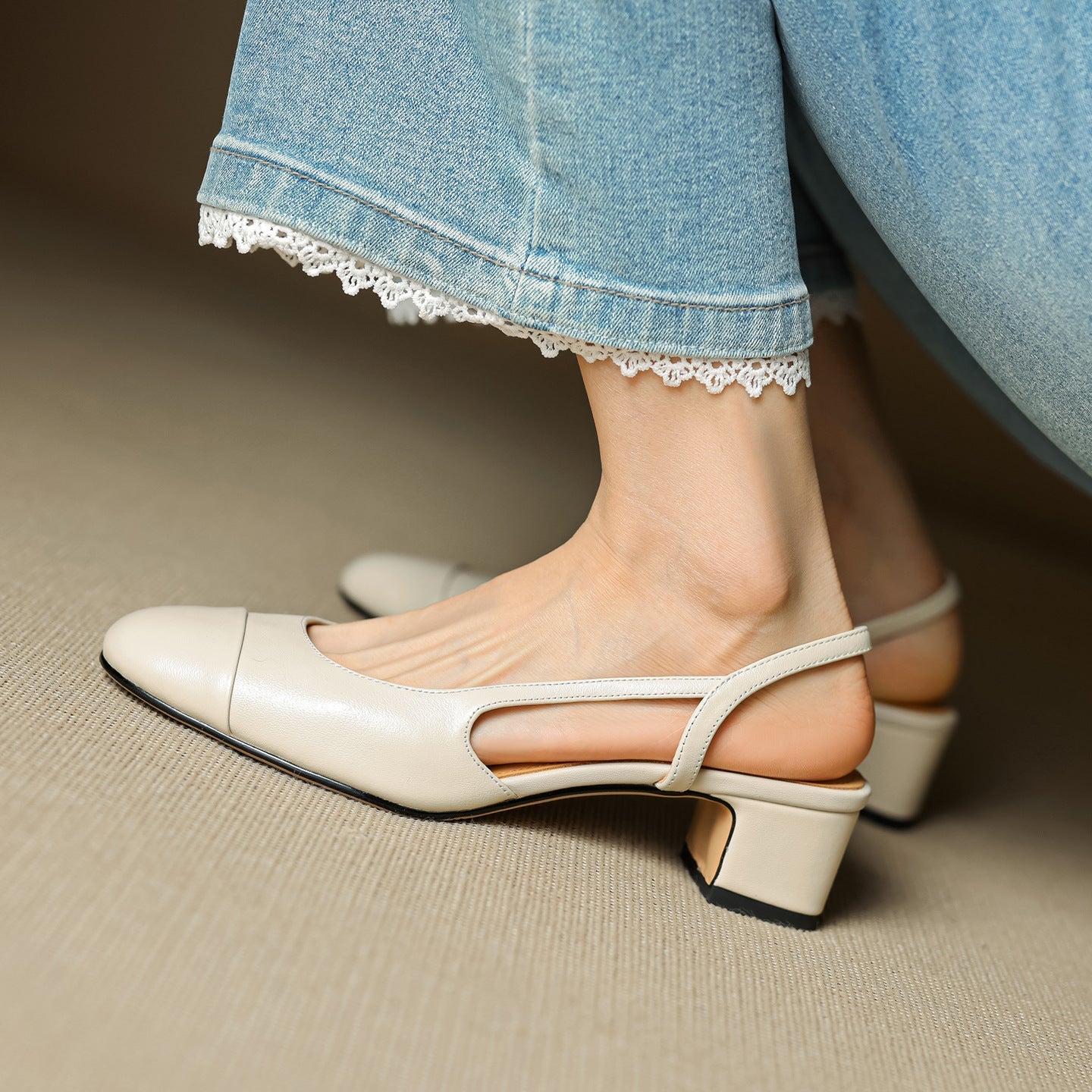 Mica | Pumps aus echtem Leder 