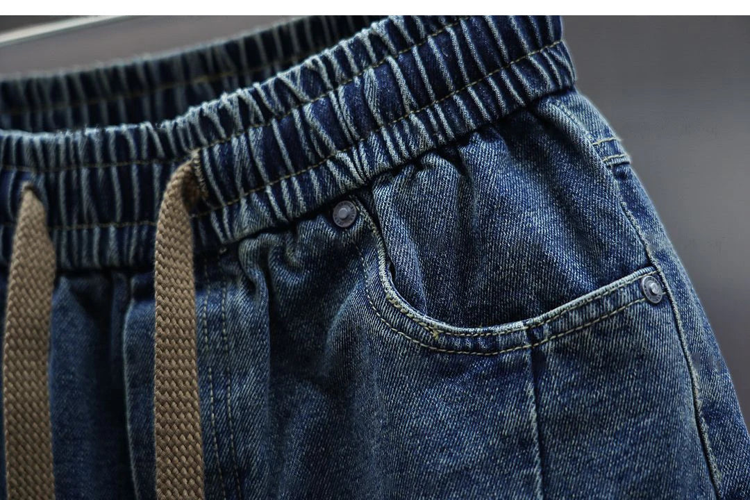 Laurent™ | Baggy-Jeanshose mit Gürtel