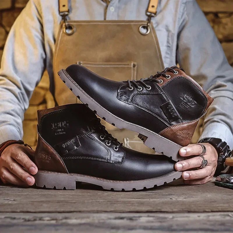 Christopher | Stiefeletten aus Kunstleder