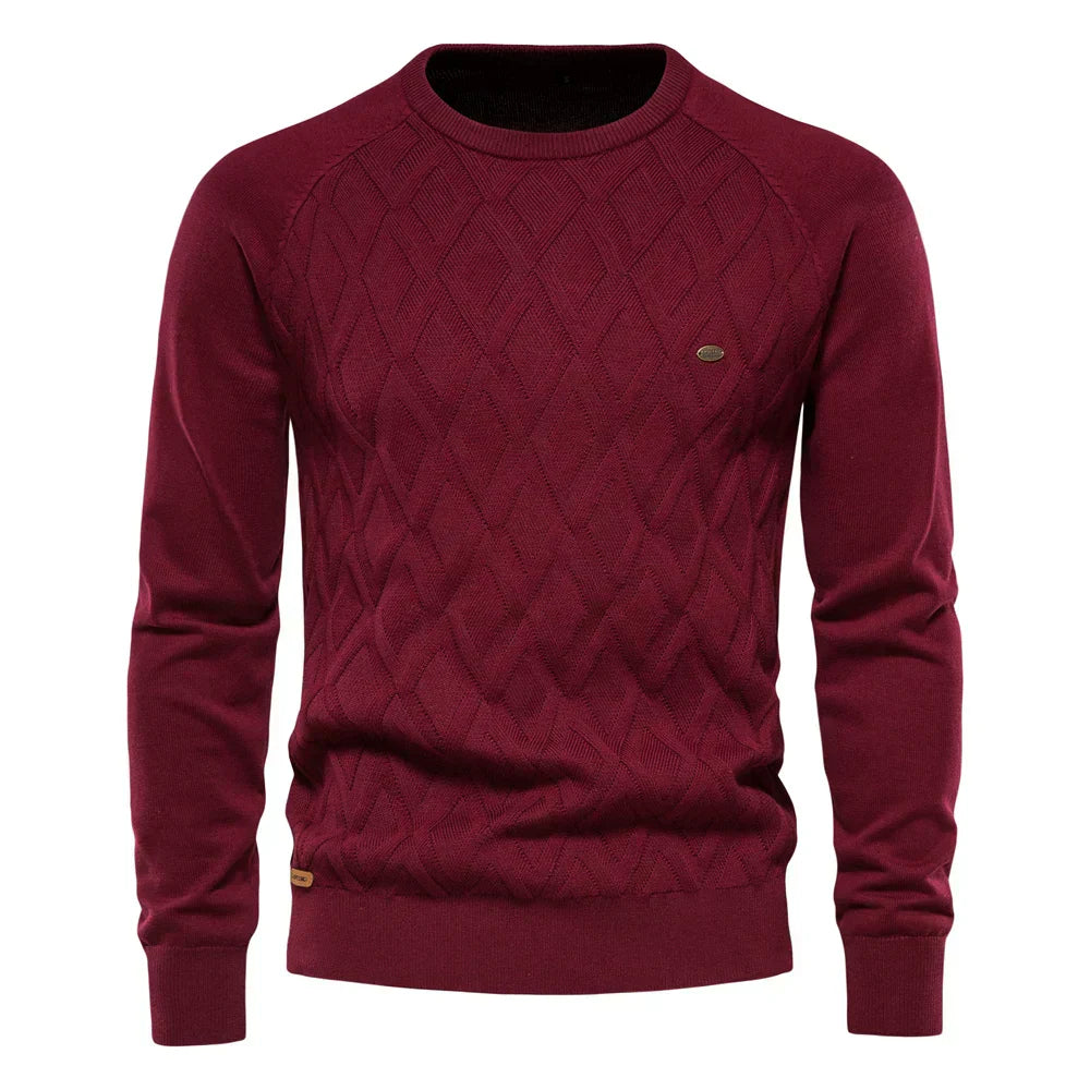Koelman | Herrenpullover mit Karomuster