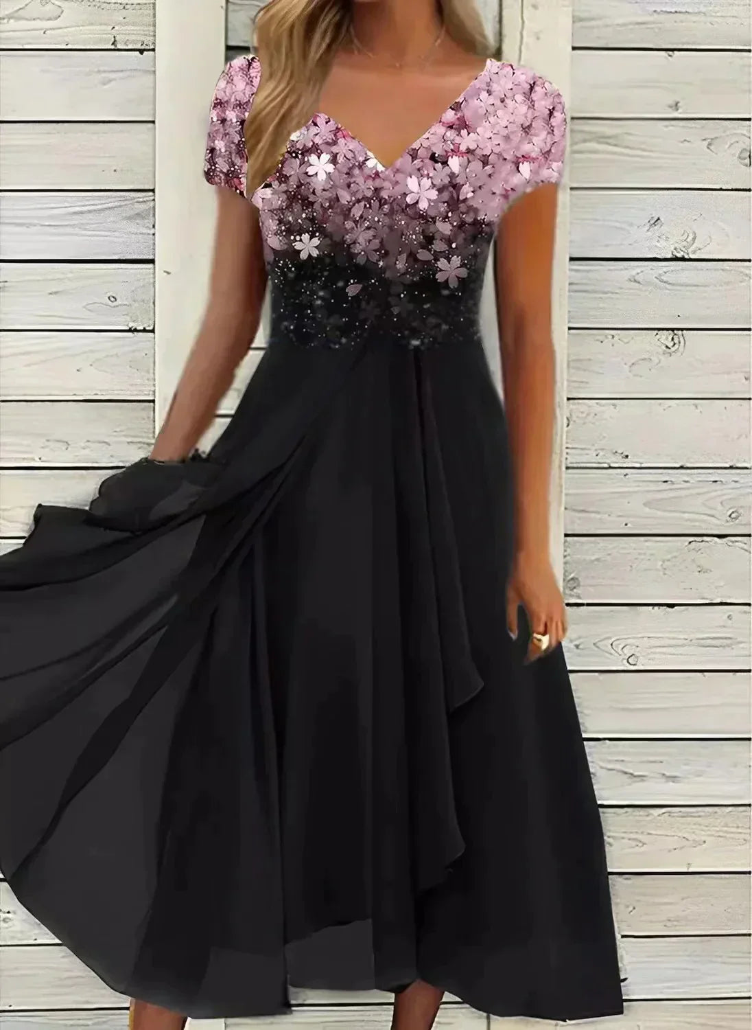 Emilie | Schillerndes Nachtkleid