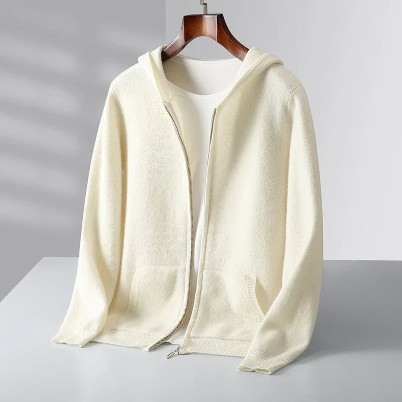 Joseph | Kaschmir-Kapuzenpullover mit Reißverschluss