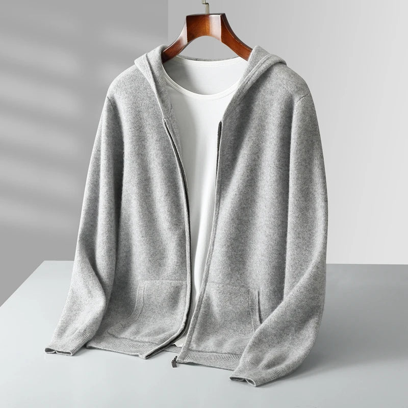 Joseph | Kaschmir-Kapuzenpullover mit Reißverschluss