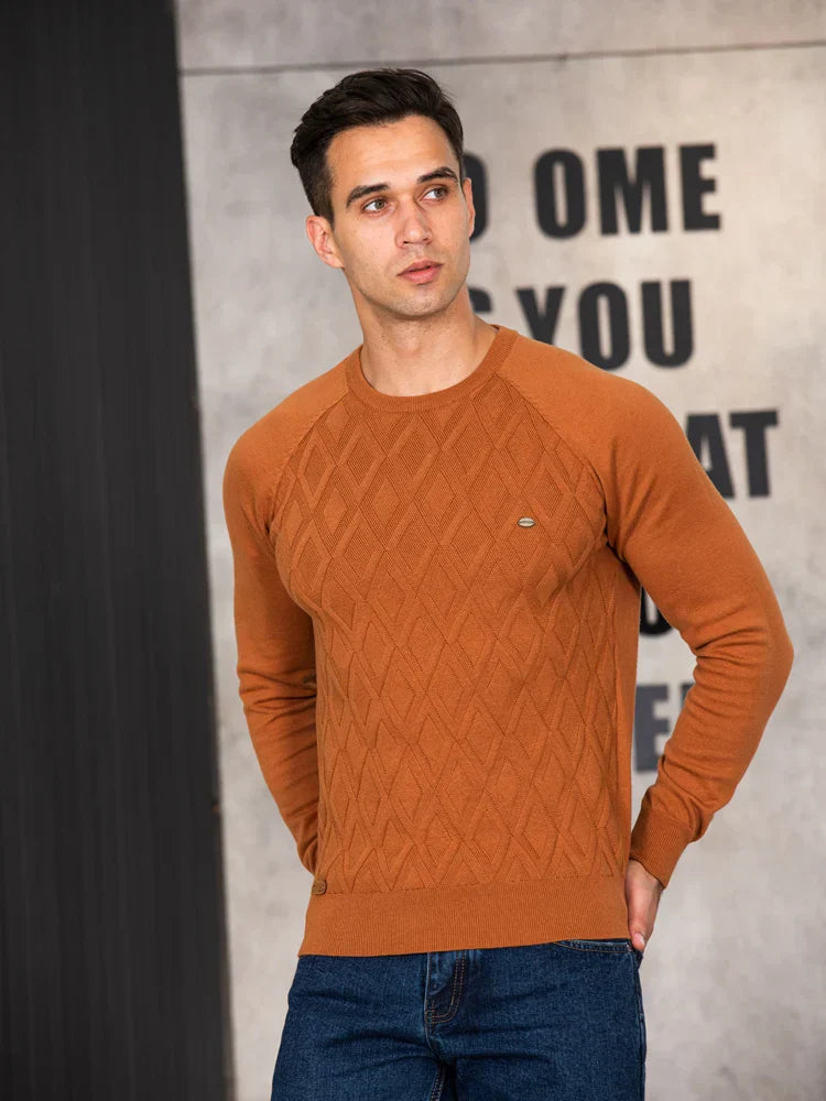 Koelman | Herrenpullover mit Karomuster