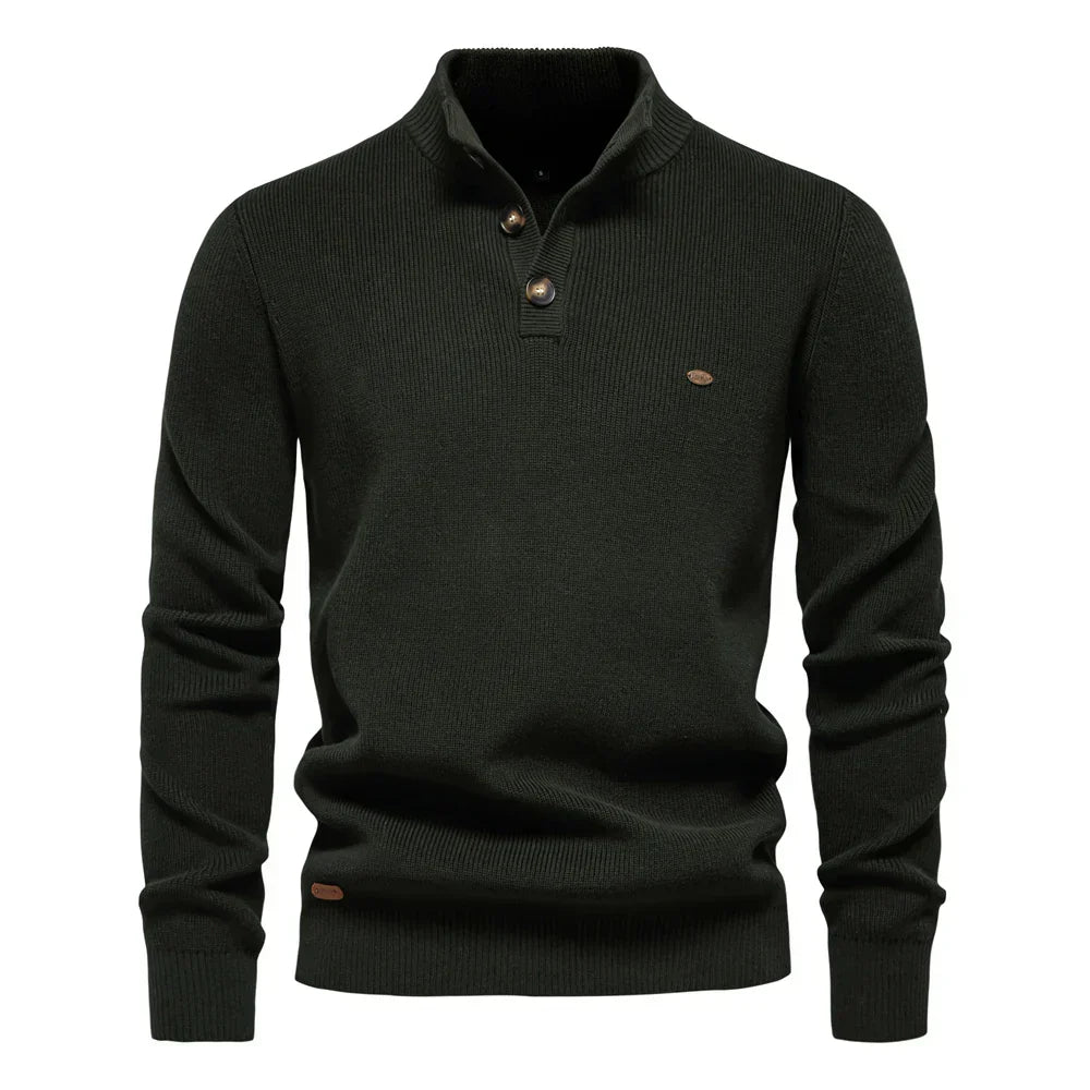 Koelman | Herrenpullover mit Knopfdesign
