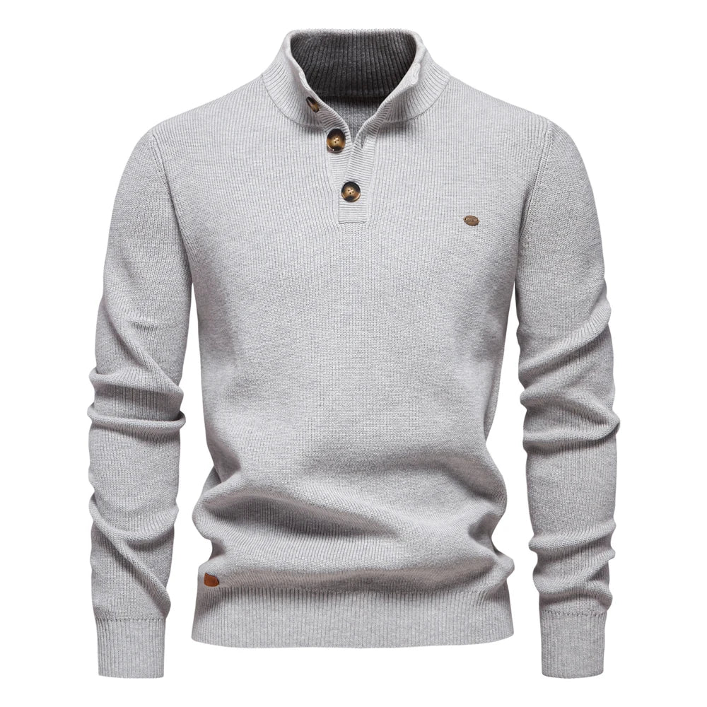 Koelman | Herrenpullover mit Knopfdesign