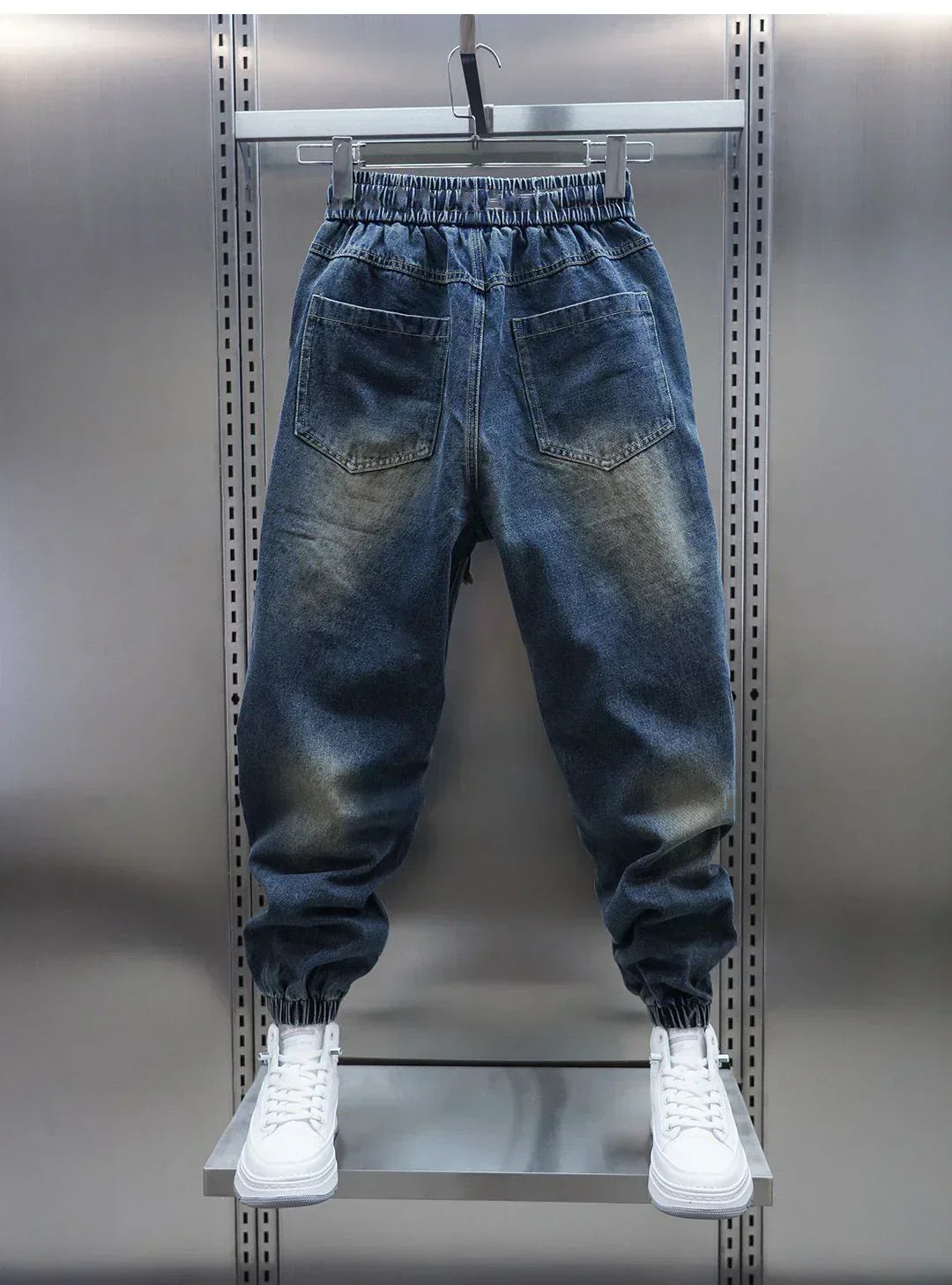 Laurent™ | Baggy-Jeanshose mit Gürtel
