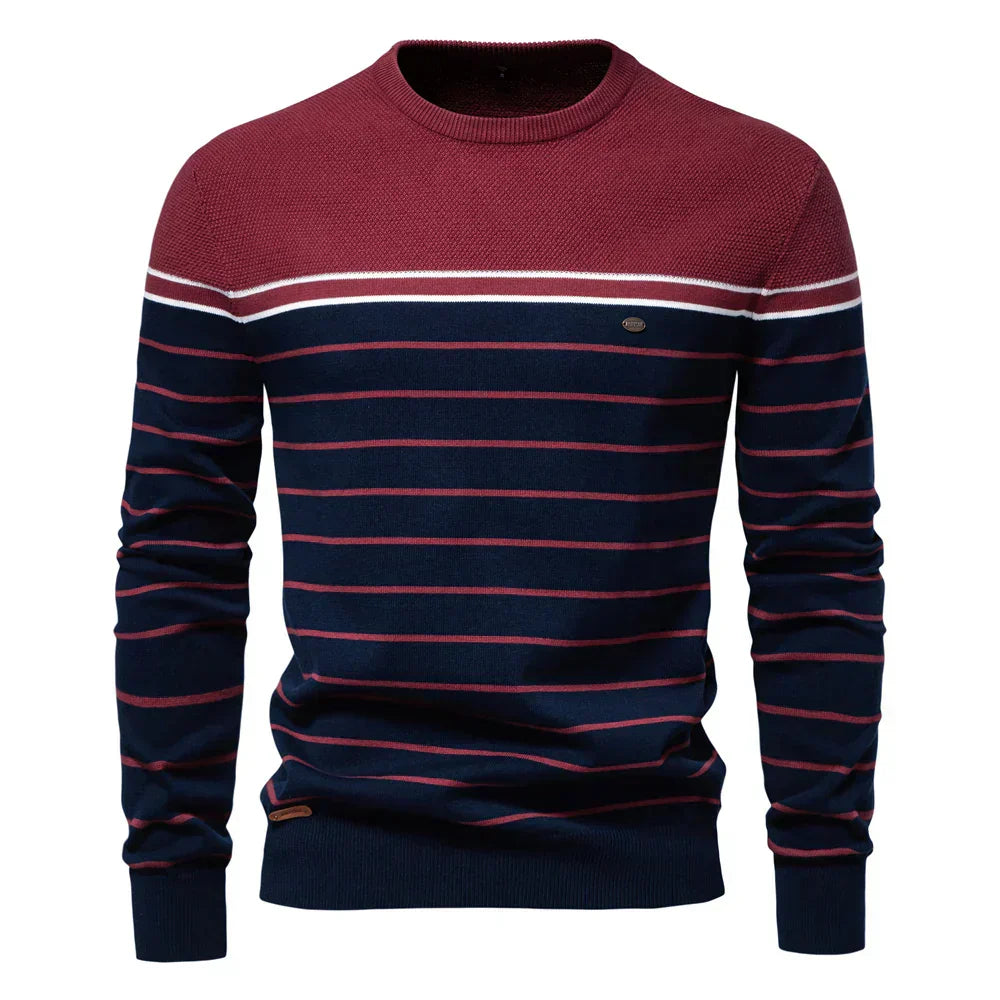 Koelman | Herrenpullover mit Streifenmuster 