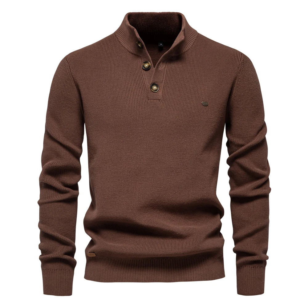 Koelman | Herrenpullover mit Knopfdesign