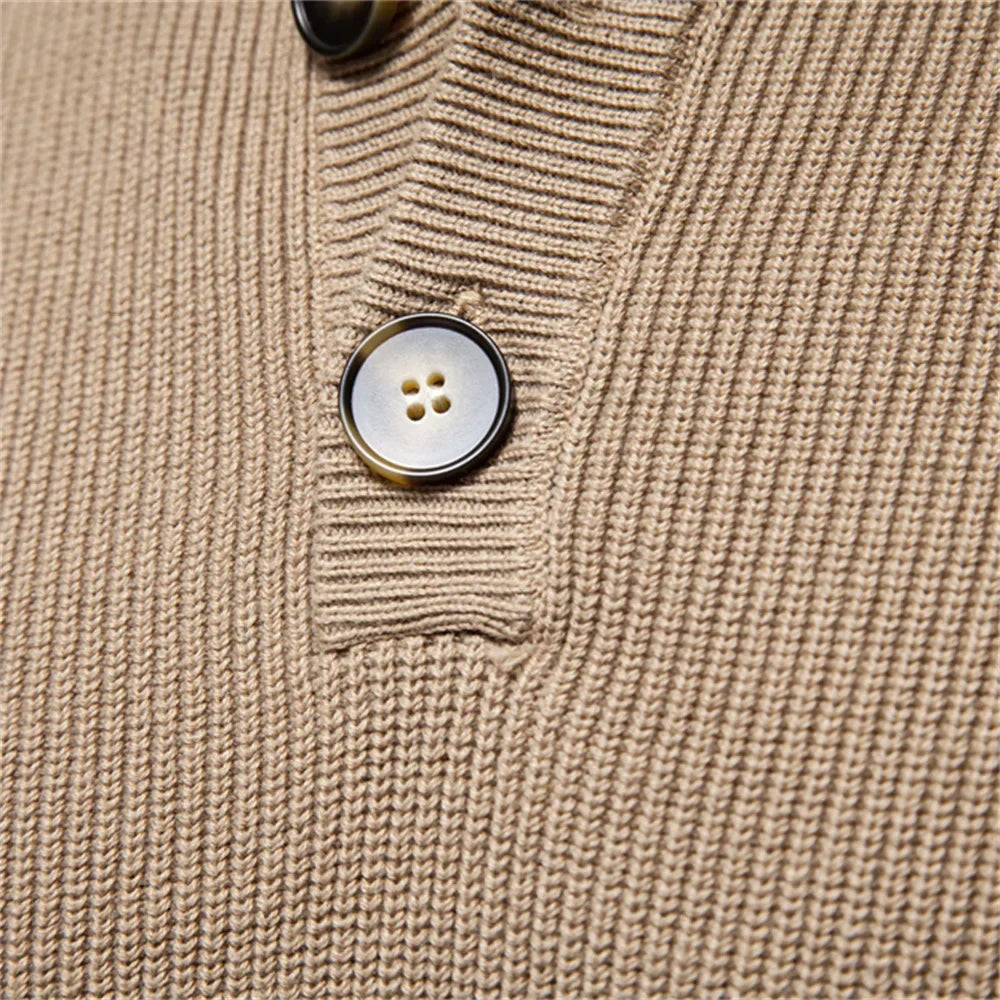 Koelman | Herrenpullover mit Knopfdesign