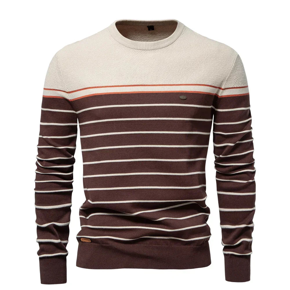 Koelman | Herrenpullover mit Streifenmuster 